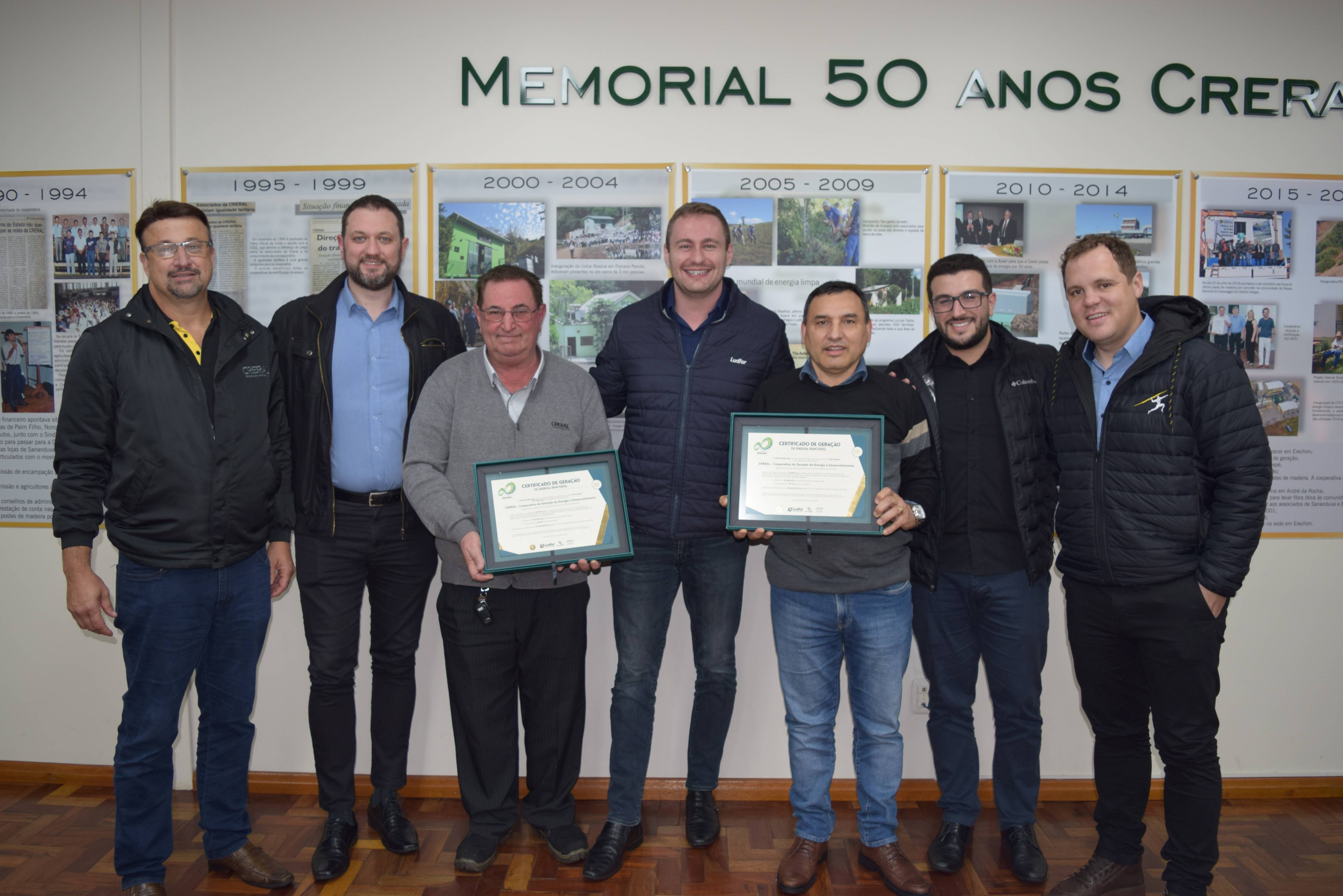 Usinas da Creral recebem certificado de geração de energia renovável