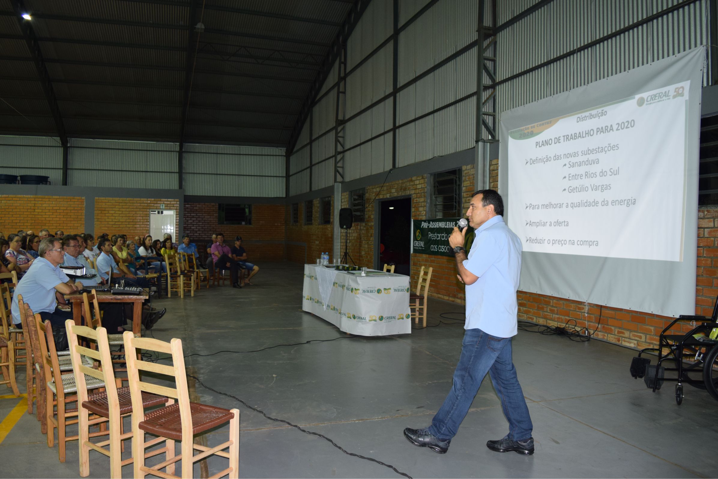 Creral apresenta as ações desenvolvidas em 2019 nas pré-assembleias