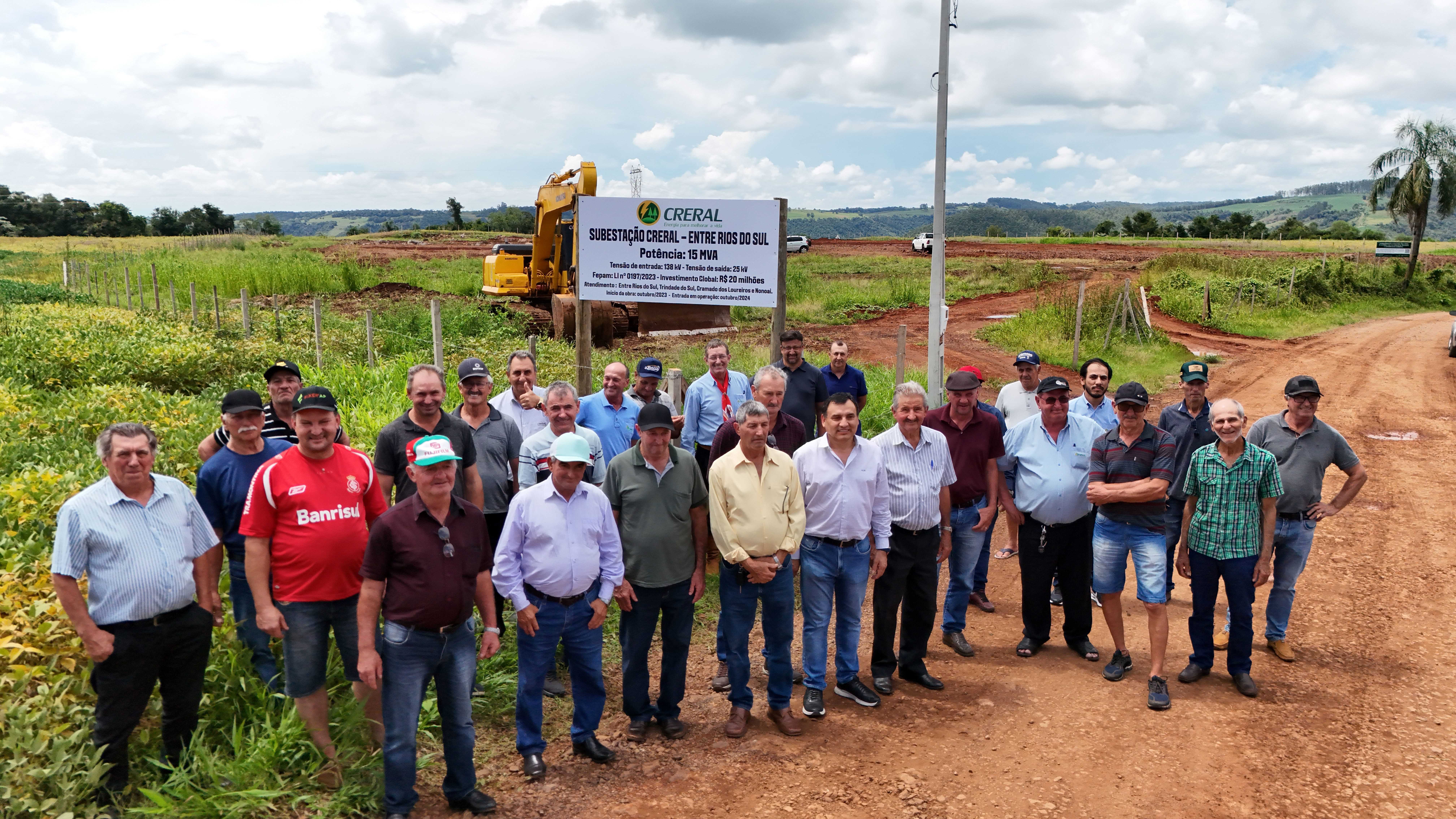 Creral investe R$ 20 milhões na construção de uma subestação em Entre Rios dos Sul 