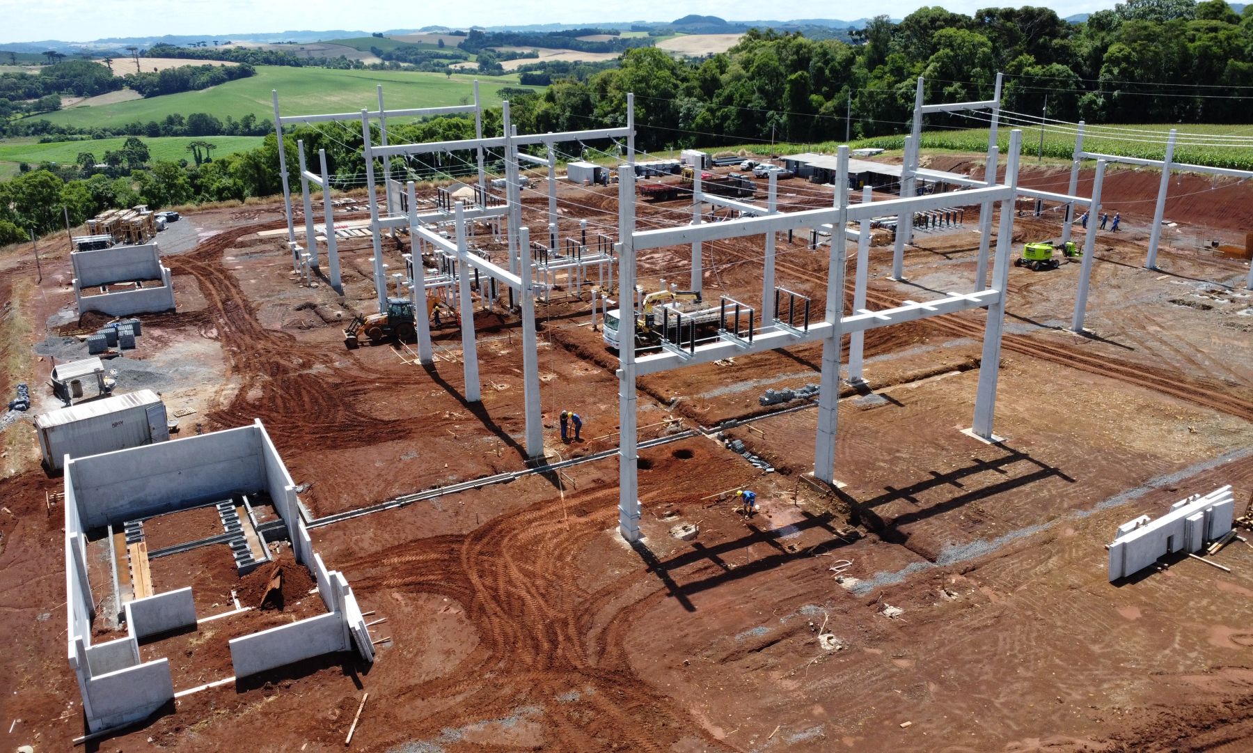 Obras civis da nova subestação em fase final